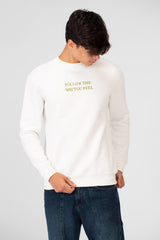 Men's Printed Crew Neck Sweatshirt