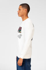 Men's Crew Neck Sweatshirt With Graphic Print