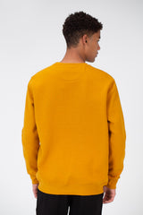 Men's Round Neck Sweatshirt With Text Print On The Front