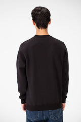 Men's Rounded Neck Sweatshirt With Front Print