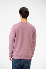 Men's Rounded Neck Sweatshirt With Front Print