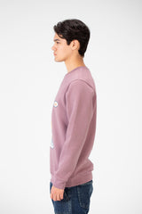 Men's Rounded Neck Sweatshirt With Front Print