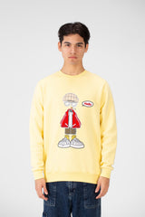 Men's Rounded Neck Sweatshirt With Front Print