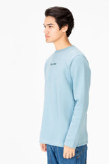 Men's Round Neck Text Print Sweatshirt