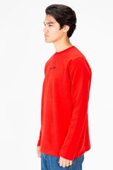 Men's Round Neck Text Print Sweatshirt