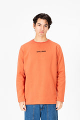 Men's Round Neck Text Print Sweatshirt