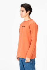 Men's Round Neck Text Print Sweatshirt