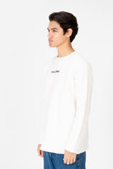 Men's Round Neck Text Print Sweatshirt