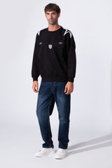 Men's Tomato Star Print Milton Oversized Crew Neck Sweatshirt