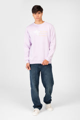 Men's Graphic Print Crew Neck Sweatshirt