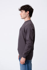 Men's Crew Neck Slim Fit Long Sleeve Sweatshirt
