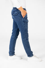 Men's Jeans Sherwal Pants With Modern Front Pockets
