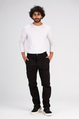 Men's Cargo Basic Made Of Soft Gabardines Pants