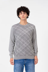 Men's Round Neck Long Sleeves Pullover Made Of Cotton Material