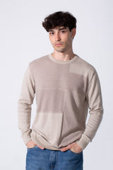 Men's Slim Fit Cotton Long Sleeves Round Neck Pullover In Comfortable Material