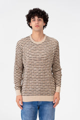 Men's Crew Neck Pullover With Basic Details