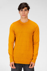 Men's Basic Plain Pullover With A Round Neck In Comfortable Material