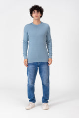 Men's Round Neck Pullover Made Of Cotton