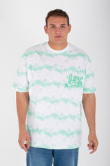 Men's Big Size Oversize T-shirt With Round Neck And Full Print