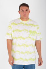 Men's Big Size Oversize T-shirt With Round Neck And Full Print