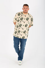 Mens Big Size Half Sleeves Round T-Shirt With Full Print And Practical Material