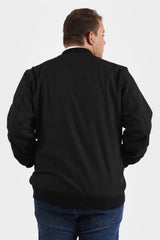 Men's Big Size Casual Basic Full Zipper Hooded Waterproof Jacket