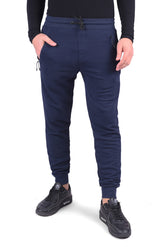 بنطال رياضي رجالي Slim Fit بخصر مطاطي