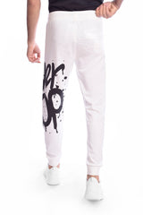 Men's Printed Slim Fit Elasticated Waist Sports Sweatpants