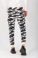Men's Slim Fit Army Baggy Sports Soft Melton Camouflage Sweatpants