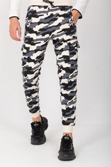 Men's Slim Fit Army Baggy Sports Soft Melton Camouflage Sweatpants