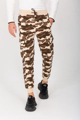 Men's Slim Fit Army Baggy Sports Soft Melton Camouflage Sweatpants