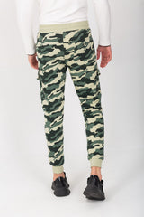 Men's Slim Fit Army Baggy Sports Soft Melton Camouflage Sweatpants