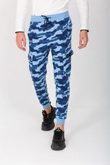 Men's Slim Fit Army Baggy Sports Soft Melton Camouflage Sweatpants