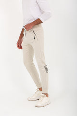 Men's Slim Fit Sports Unique Cut Printed Leg Sweatpants