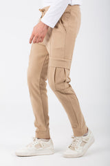 Mens Casual Sweatpants With Side Pockets And A Drawstring In The Middle