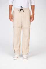 Men's Oversize Sweatpants With A Modern Fit In Melton Material