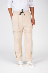 Men's Oversize Sweatpants With A Modern Fit In Melton Material