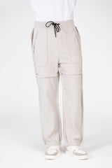 Men's Oversize Sweatpants With A Modern Fit In Melton Material