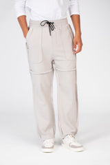 Men's Oversize Sweatpants With A Modern Fit In Melton Material