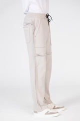 Men's Oversize Sweatpants With A Modern Fit In Melton Material