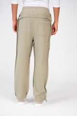 Men's Oversize Sweatpants With A Modern Fit In Melton Material