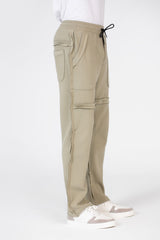 Men's Oversize Sweatpants With A Modern Fit In Melton Material