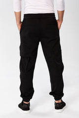Men's Oversized Sweatpants With Drawstring In The Middle And Side Pockets