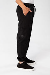 Men's Oversized Sweatpants With Drawstring In The Middle And Side Pockets