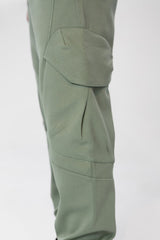 Men's Oversized Sweatpants With Drawstring In The Middle And Side Pockets
