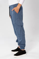 Men's Oversized Sweatpants With Drawstring In The Middle And Side Pockets