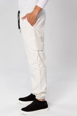 Men's Oversized Sweatpants With Drawstring In The Middle And Side Pockets