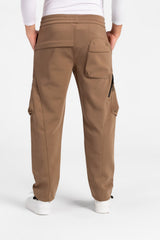 Men's Oversized Middle Drawstring Sweatpants With Front Pockets
