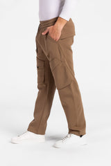 Men's Oversized Middle Drawstring Sweatpants With Front Pockets