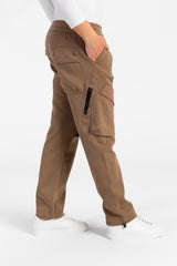 Men's Oversized Middle Drawstring Sweatpants With Front Pockets